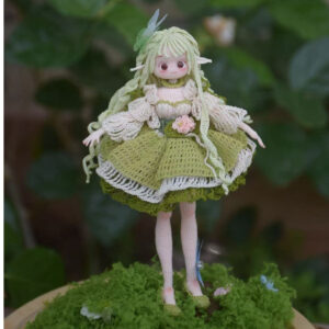 Micro crochet doll